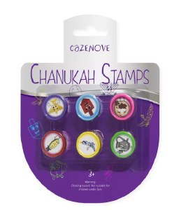 Picture of Colorful Ink Stamps Chanukah Theme 6 Pack